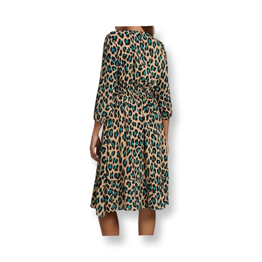 Leopard print cut out MIDI Brand New Size Large - Picture 2 of 7